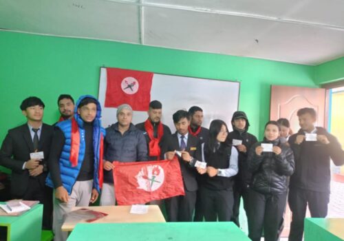 नेबिसंघले गर्यो स्ववियु चुनाव  लक्षित पारेर जनमैत्री बहुमुखी क्याम्पसमा सदस्यता बितरण 